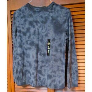 Art Class Unisex Youth Long Sleeve Tee Size XL 14 Black Tie Dye Eco-Fashion